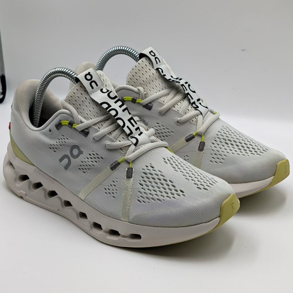 On Cloudsurfer White Sand Womens 9 (UK 7) Running Shoes Sneakers
